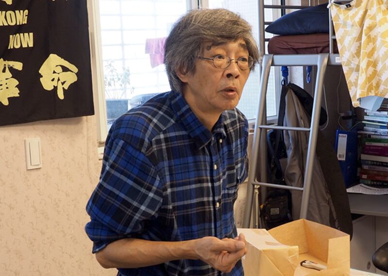 2020年3月12日,香港銅鑼灣書店前店長林榮基︰由於商業登記和書籍供應問題,新書店延至三月底開張。(鍾廣政 攝)