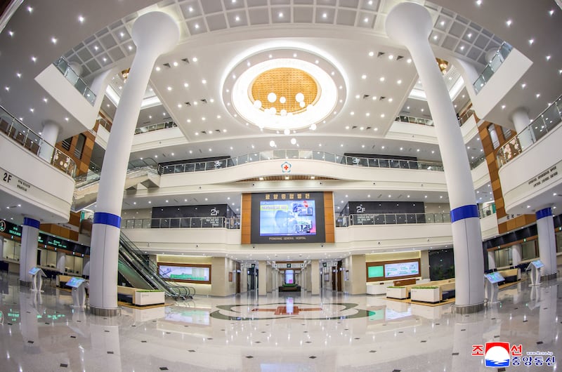 평양종합병원의 내부