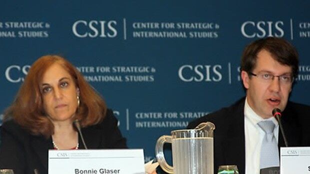 미 전략국제문제연구소(CSIS)의 보니 글레이저(왼쪽) 선임연구원(왼쪽).