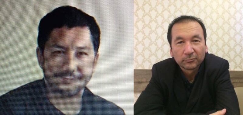 2020年11月在沙特被捕及關押的維吾爾學者外力（右）和若孜在今年3月20號後下落不明。（保衛衛士網站圖片）