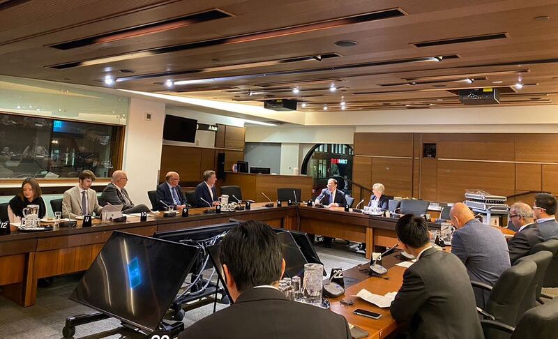 加拿大国会友台协会举办年度晚会,包括参众议员等二十几位政要参与。(驻加拿大台北经济文化代表处提供)