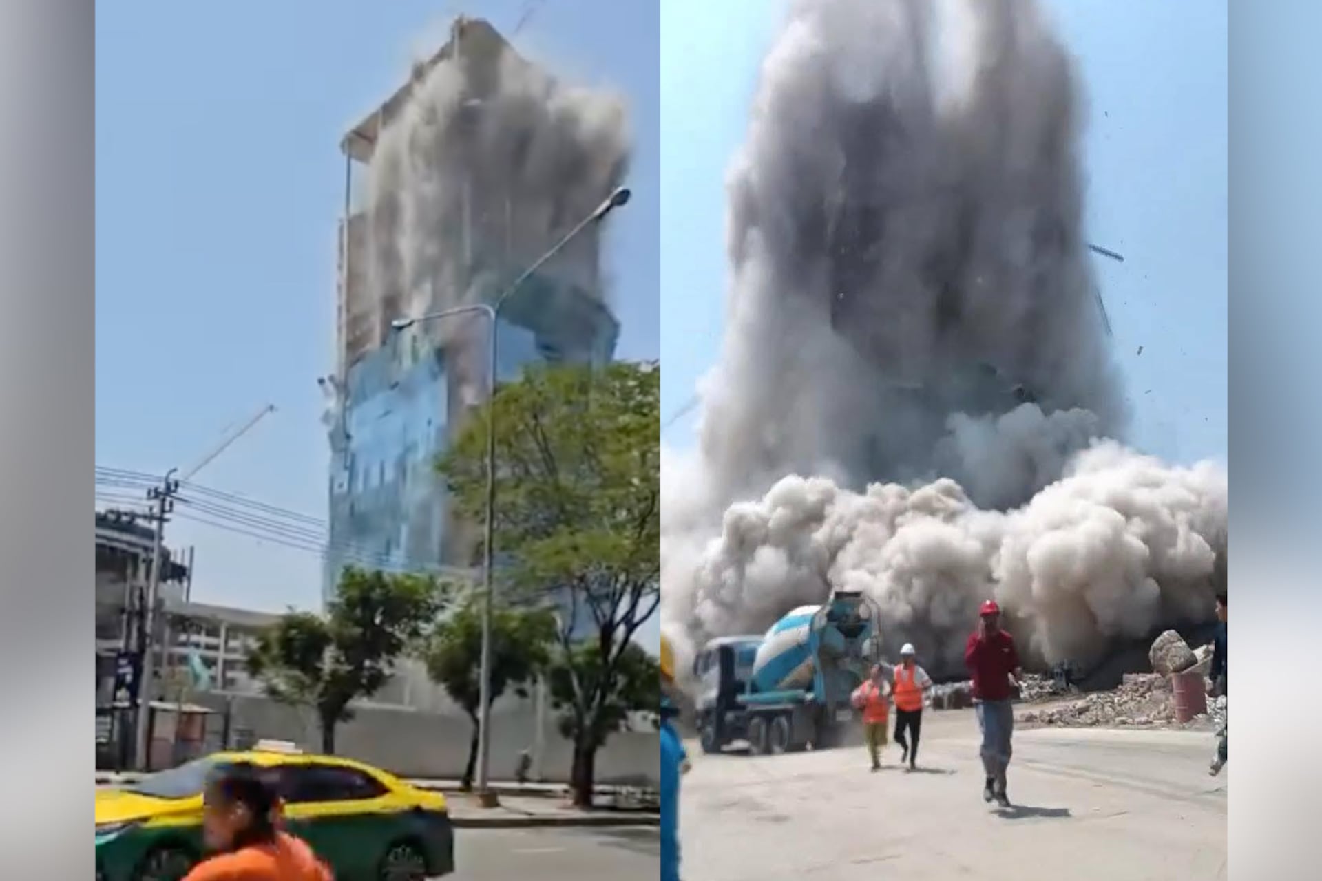 building collapse in Bangkok