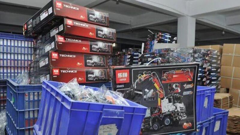 樂拼的產品,被指大部份仿冒Lego。(网络图片)