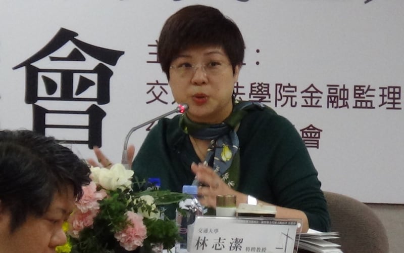 交通大学特聘教授林志洁。（记者夏小华摄）