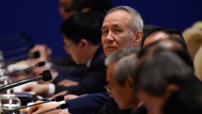 中国国务院副总理刘鹤。(AFP)