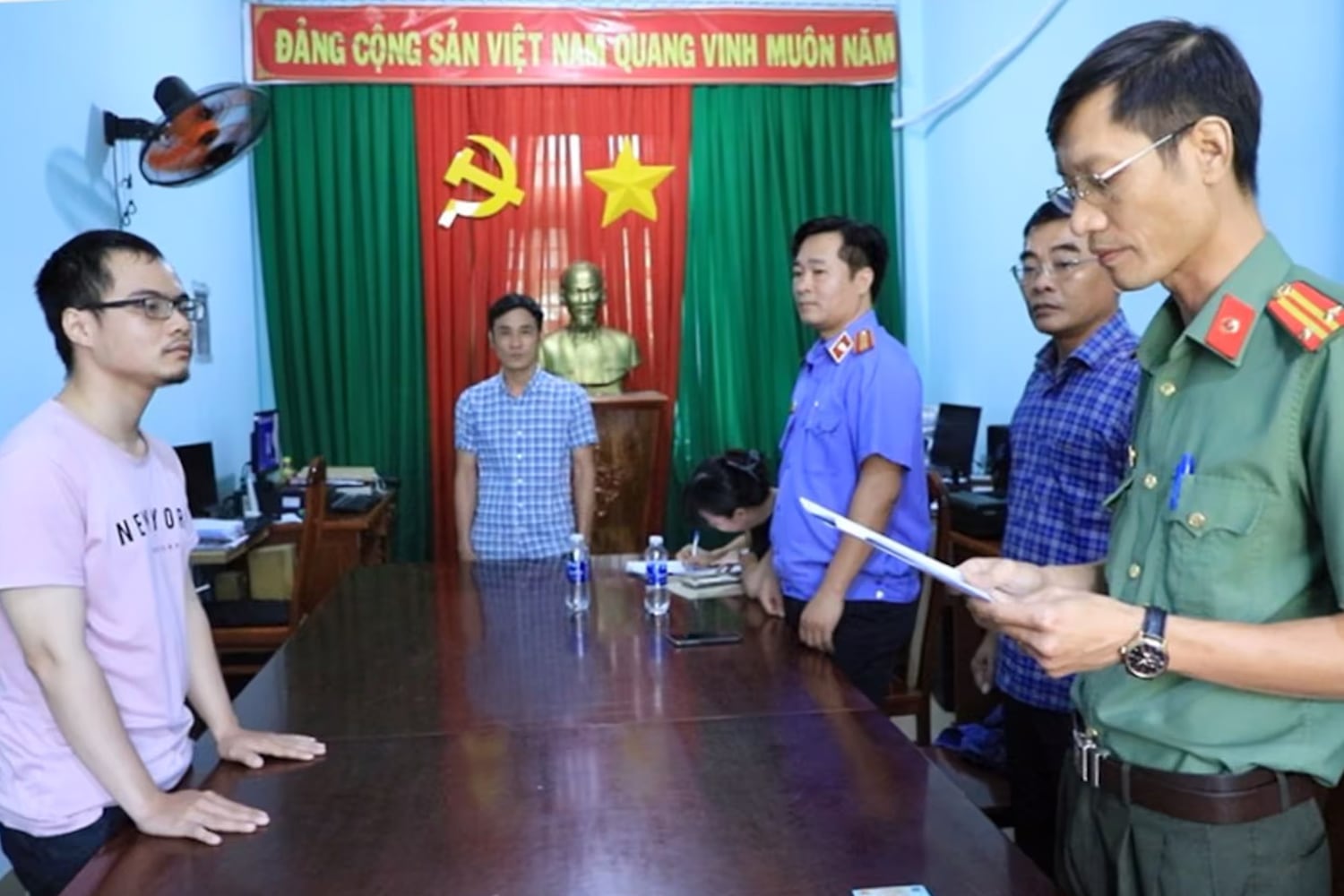 Vietnam police arrest democracy activist for alleged anti-government plot