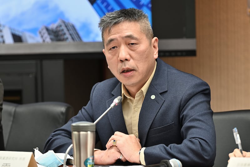 國防安全研究院軍事戰略所長蘇紫雲：台灣軍方有能力擊落中國間諜氣球。（鍾廣政 攝）