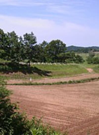 No roads lead to the cemetery for "enemy dead".