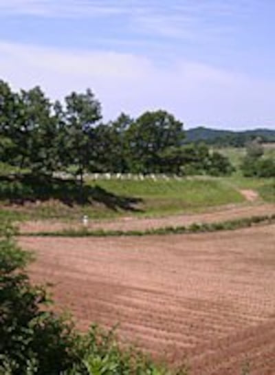 No roads lead to the cemetery for "enemy dead".