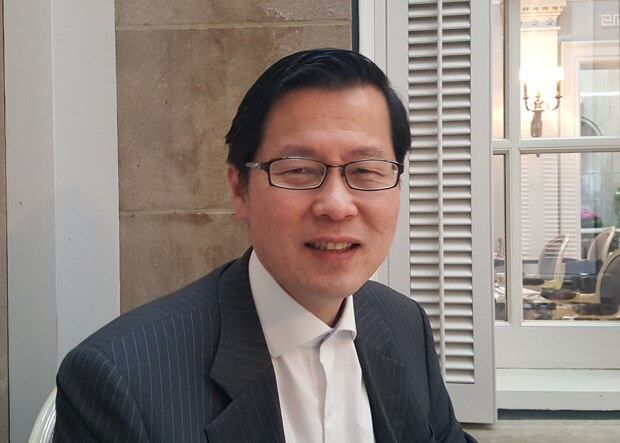 워싱턴 DC를 방문한 한국 세종연구소 정성장 통일전략연구실장이 4일 인터뷰에 응하고 있는 모습. 