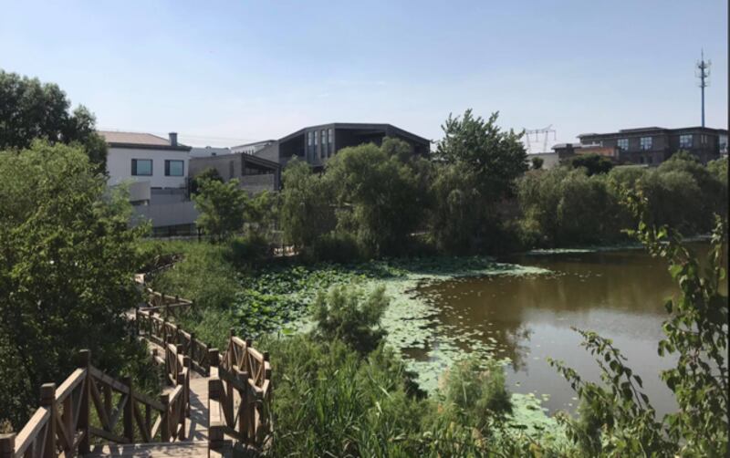 化名“星光”的艺术家说，宋庄的东区、双塘街、北塘、小堡环岛以南等整个区域艺术家大都收到通知。（受访者、化名星光提供）