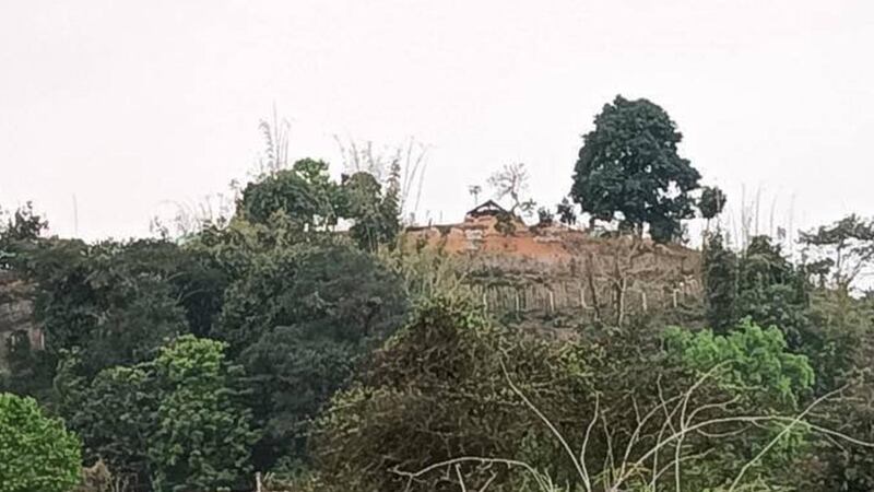 ဖားကန့်မြို့ နန့်ယားတပ်စခန်းအား ၂၀၂၄ ခုနှစ်၊ ဧပြီလ ၉ ရက်နေ့က တွေ့ရစဥ်။ (Photo: Citizen Journalist)