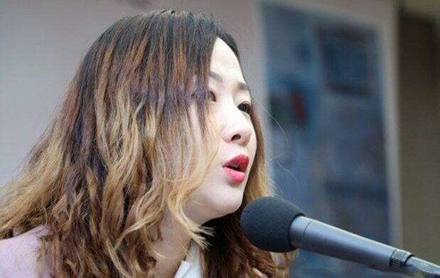 이한별 북한인권증진센터 소장이 지난 2018년 11월 26일 한국프레스센터에서 북한정치범수용소 해체 촉구 기자회견을 하고 있다.