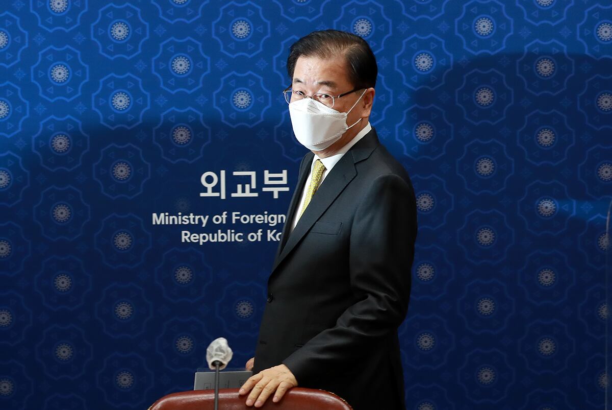 정의용 외교부 장관.