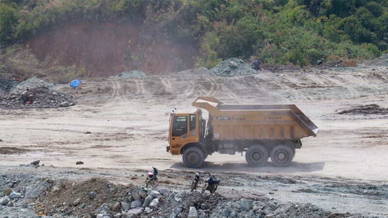 ကချင်ပြည်နယ်၊ ဖားကန့် ကျောက်စိမ်းမှော် လုပ်ကွက်တစ်နေရာအား ၂၀၁၉ ခုနှစ်၊ ဧပြီလ ၁၁ ရက်နေ့က တွေ့ရစဥ်။ (Photo: RFA)