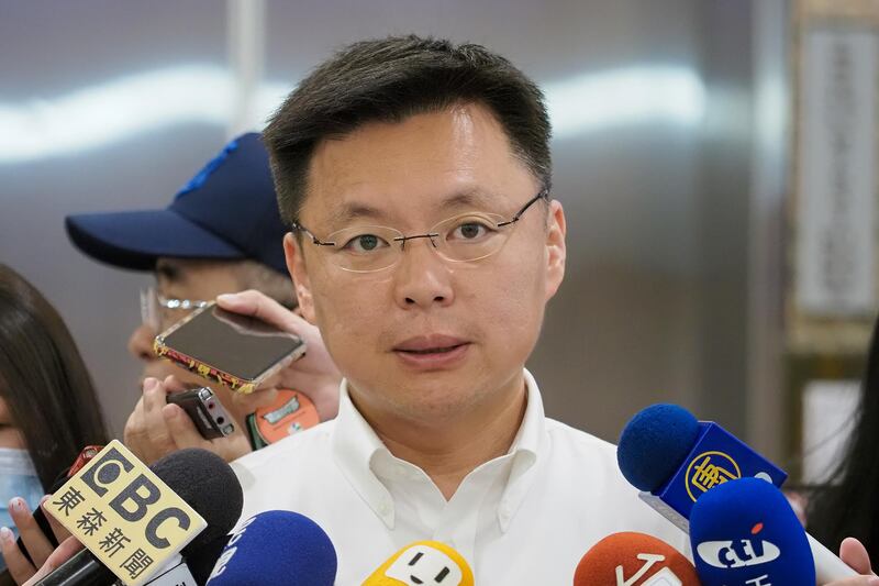 民進黨立委趙天麟：國民黨每次跟中共交手被矮化已經不是第一次。（鍾廣政 攝）