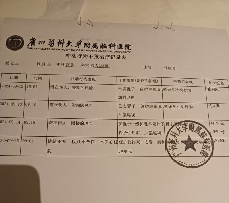 被精神病  病历