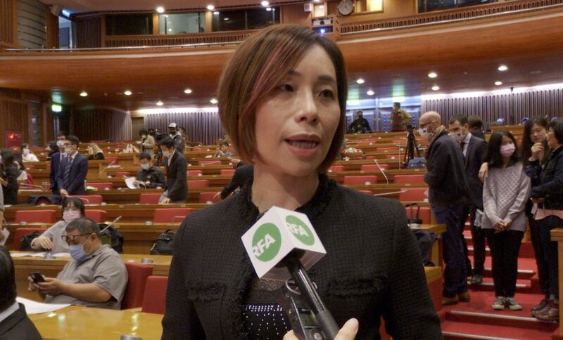 台湾媒体观察基金会执行长滕西华。（记者李宗翰摄）
