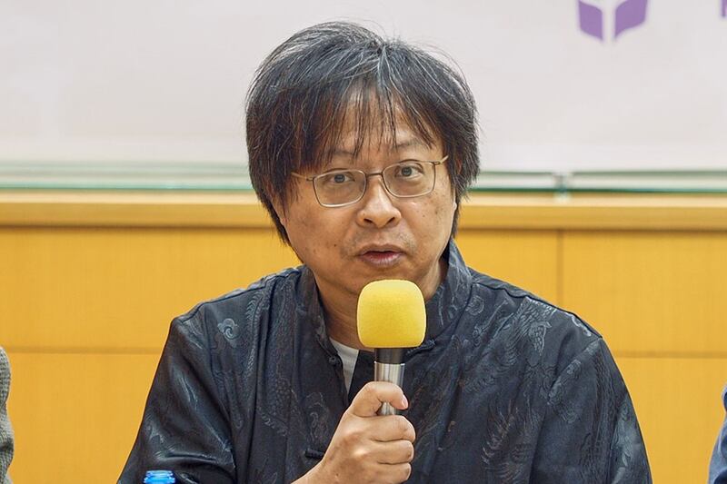 2020年1月13日，中正大學訪問學者曾建元︰兩岸關係能否改變，在乎北京一念之間。（鍾廣政 攝）