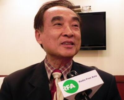 图片：国民党美西南支部常委廖介民指后援会”化整为零”是遍地开花。(记者萧融摄)