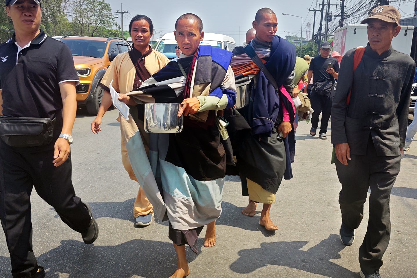 Vietnamese monk takes bus to northern Thailand after being denied entry into Myanmar