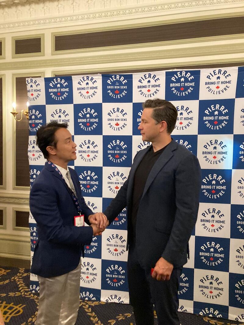 鄭敬基正爭取代表保守黨出選加拿大國會萬錦市於仁村選區（受訪者提供）.JPG