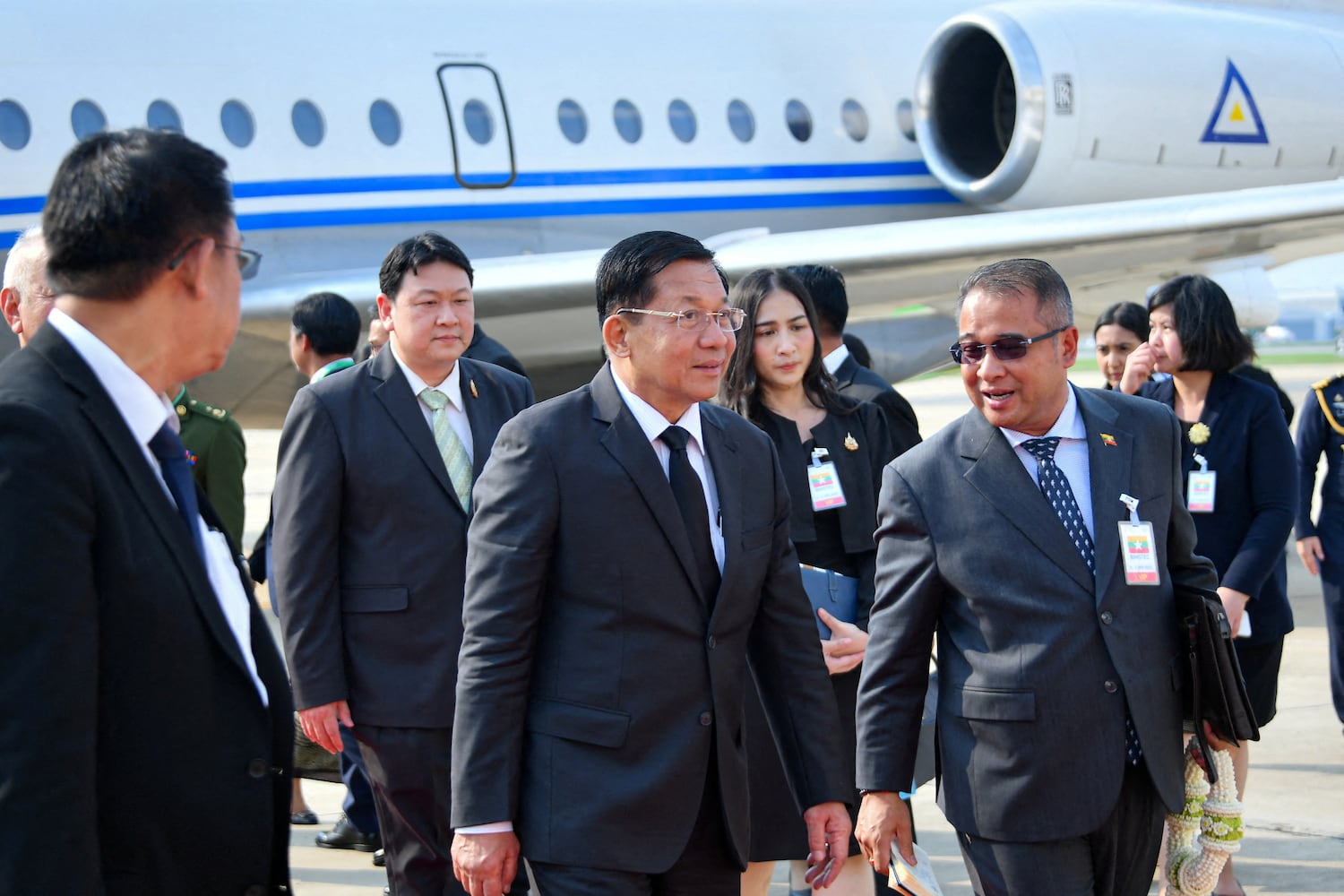 Myanmar junta leader’s Thailand visit criticized amid earthquake aftermath