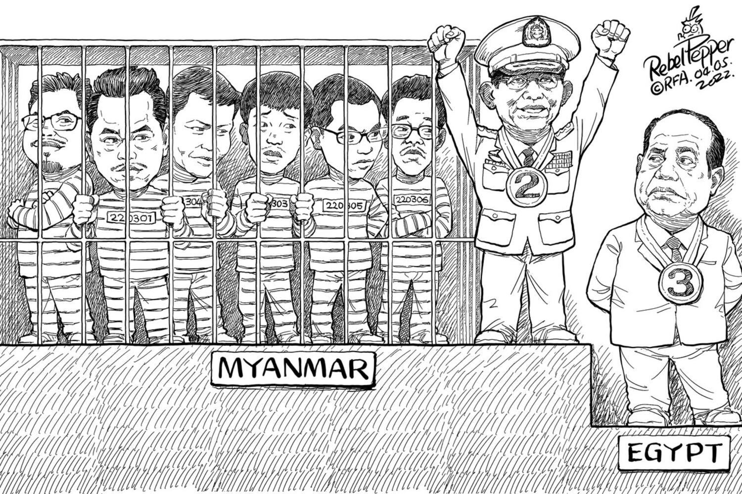 Cartoon by Rebel Pepper