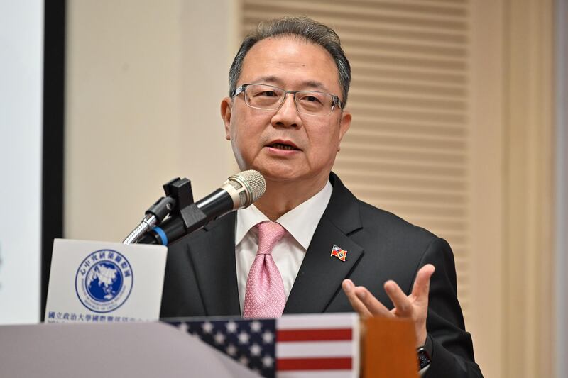 淡大國際事務與戰略研究所副教授黃介正：美中對局變化難以預料，但美中關係對台灣未來幾年影響很大。（鍾廣政 攝）