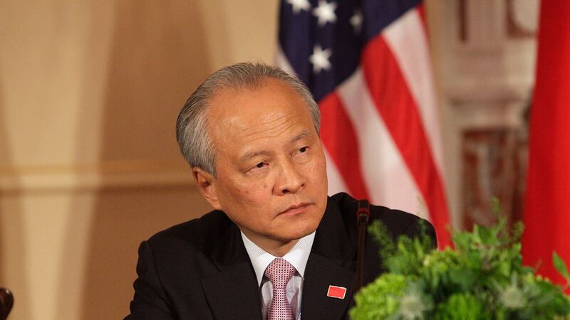 中国驻美国大使崔天凯（AFP）