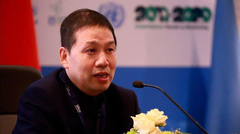 中国生物多样性保护与绿色发展基金会秘书长周晋峰博士。（绿发会提供）