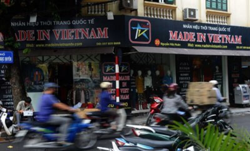 Ảnh chụp tại Hà Nội hôm 29/10/2014. AFP PHOTO/HOANG DINH NAM.