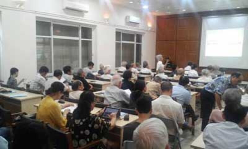Tọa đàm về ‘Con đường tơ lụa của Trung Quốc' diễn ra hôm nay 20 tháng 6 tại Hà Nội do Trung Tâm Minh Triết tổ chức. Citizen photo.