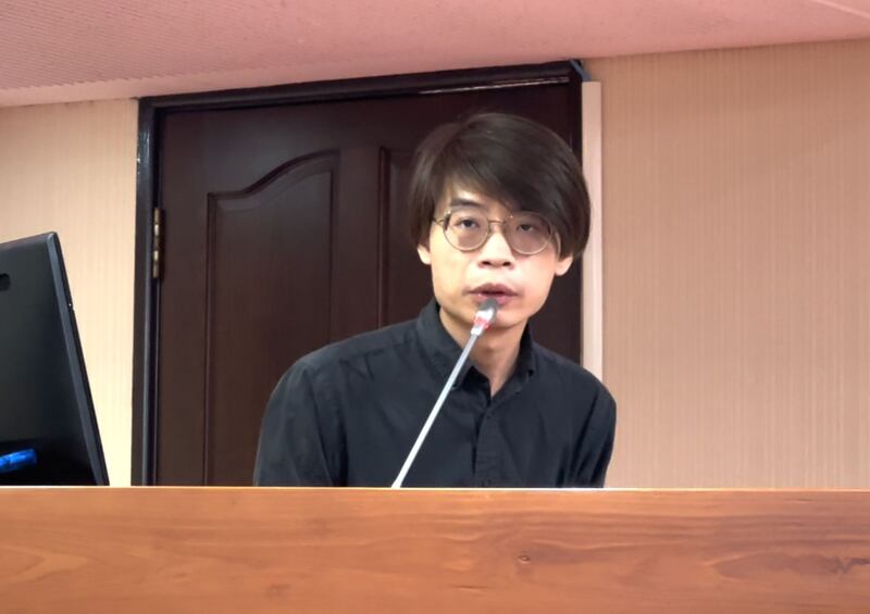 香港边城青年秘书长冯诏天。（记者夏小华摄）