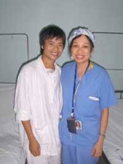 Một Em trai được mổ tim miễn phí tại bệnh viện Việt Đức Hà Nội nhờ sự giúp đỡ của HSCV và CardioStart International. Photo courtesy of HSCV.org