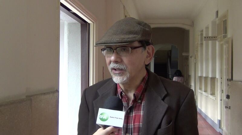 前民进党籍立委林浊水。(RFA)
