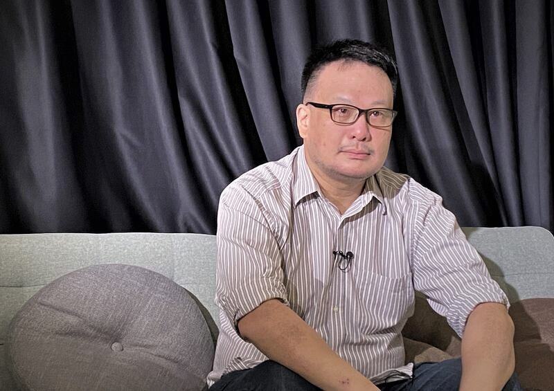 獨立電影監製任硯聰相信港區國安法實施後,會對不少電影人產生「自我審查」效應。(李智智 攝)