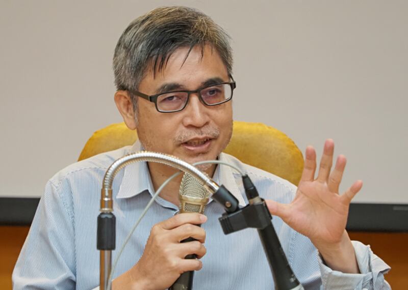 2020年7月9日,中研院研究員吳介民:台灣應趁機成為全球公民社會的中心。(鍾廣政 攝)