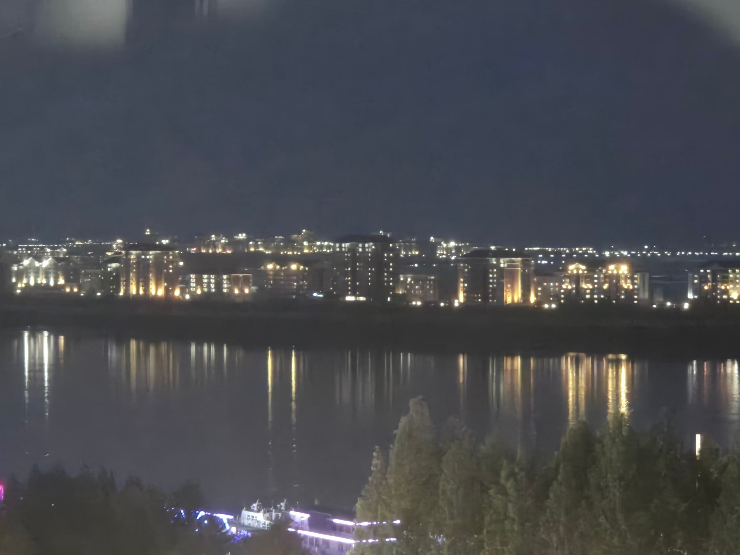 Border cities bright at night as North Korea goes solar