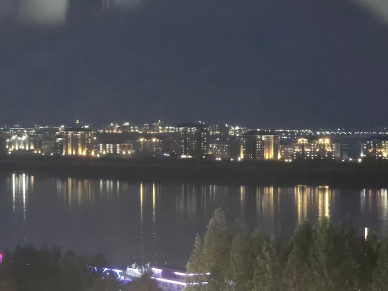 Border cities bright at night as North Korea goes solar