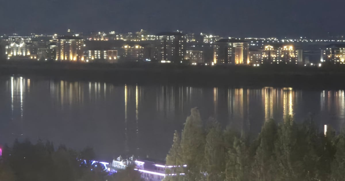 Border cities bright at night as North Korea goes solar Border cities bright at night as North Korea goes solar
