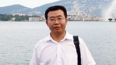图片：中国维权律师江天勇（参与网）