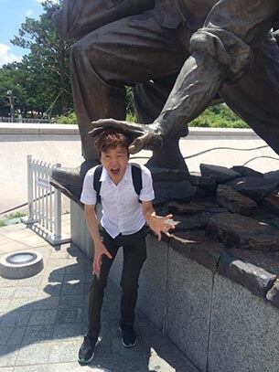 탈북민 대학생 김필주 씨.