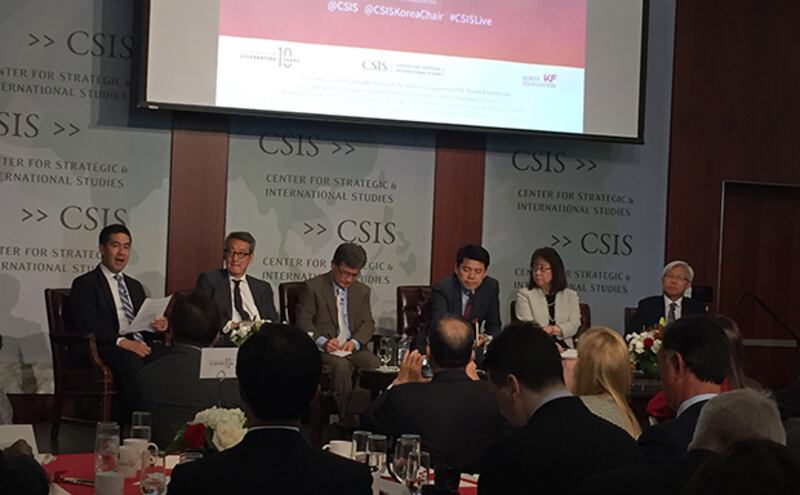 미국 전략국제문제연구소(CSIS)가 24일 개최한 ‘한미 전략포럼' 모습.