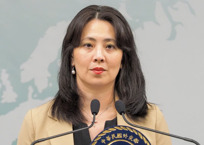 2020年7月10日，外交部發言人歐江安：感謝美國以具體行動履行《台灣關係法》及「六項保證」對台灣的安全承諾。（鍾廣政 攝）