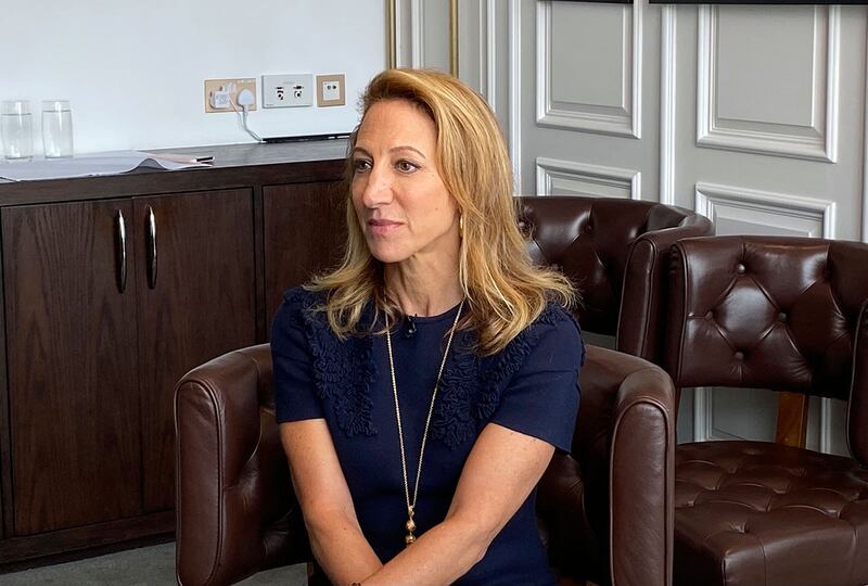 香港美国商会(AmCham)会长早泰娜(Tara Joseph)(美联社)