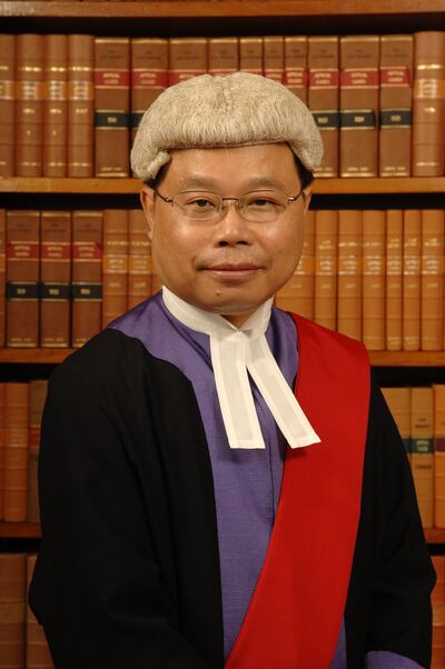 國安法指定法官陳廣池在判刑中，花大篇幅批評被告譚得志的背景及言論。（記者余法提供）