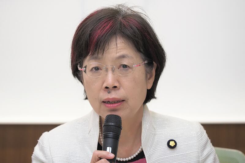 2020年1月20日,民進黨立委尤美女︰中國應立即停止濫捕、拘留人權律師及公民。(鍾廣政 攝)