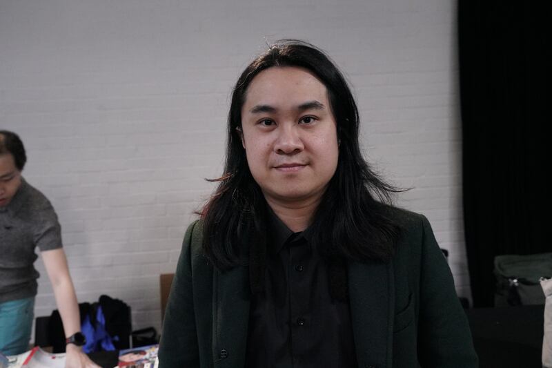 移居英國的前香港區議員兼作家張正皓，連續第2年在倫敦舉辦「英國香港書展」。（石頭攝）