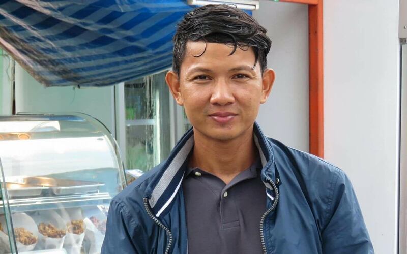 អតីត​សកម្មជន​អង្គការ​មាតា​ធម្មជាតិ ឈ្មោះ ហ៊ុន វណ្ណៈ។ Photo courtesy of Mother Nature